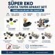 Super Economy Bag Making Tool Set including eyelet, snap, rivet, and magnetic clasp dies for crafting bags, wallets, and