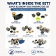 Super Economy Bag Making Tool Set including eyelet, snap, rivet, and magnetic clasp dies for crafting bags, wallets, and