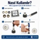 Bag & Case Eyelet Set – 8.5 mm and 10 mm Eyelets, Dies and Hand Tool Included CANTA-KILIF-SET07