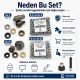 Bag & Case Eyelet Set – 8.5 mm and 10 mm Eyelets, Dies and Hand Tool Included CANTA-KILIF-SET07