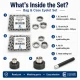 Bag & Case Eyelet Set – 8.5 mm and 10 mm Eyelets, Dies and Hand Tool Included CANTA-KILIF-SET07