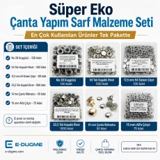Super Economy Bag Hardware Refill Set – Eyelets, Snap Buttons, Rivets and Magnetic Bag Clasps CANTA-SARF-SET-SUPER-EKO-01