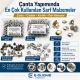 Super Economy Bag Hardware Refill Set including eyelets, snap buttons, rivets, and magnetic bag clasps for versatile bag