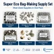 Super Economy Bag Hardware Refill Set including eyelets, snap buttons, rivets, and magnetic bag clasps for versatile bag