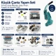 Small Bag Making Starter Kit including Hand Press, Rivets, Eyelets, Snap Buttons and Magnetic Clasp Dies for crafting and