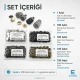 12.5 mm Stainless Snap Button Set – 4 Colors, 400 Pieces + 54 System Wedge Mounting Die Included – Hand Press Not Included CITCIT-SET-125MM-4RENK-KLP0056