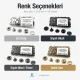 12.5 mm Stainless Snap Button Set – 4 Colors, 400 Pieces + 54 System Wedge Mounting Die Included – Hand Press Not Included CITCIT-SET-125MM-4RENK-KLP0056