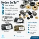 12.5 mm Stainless Snap Button Set – 4 Colors, 400 Pieces + 54 System Wedge Mounting Die Included – Hand Press Not Included CITCIT-SET-125MM-4RENK-KLP0056