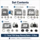Professional Snap Fastener System Starter Set with 5 Dies – Klikit, 54 System, Alfa and 61 System CITCIT-SISTEM-TANIMA-SET02