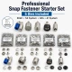 Professional Snap Fastener System Starter Set with 5 Dies – Klikit, 54 System, Alfa and 61 System CITCIT-SISTEM-TANIMA-SET02