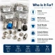 Professional Snap Fastener System Starter Set with 5 Dies – Klikit, 54 System, Alfa and 61 System CITCIT-SISTEM-TANIMA-SET02