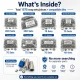Professional Snap Fastener System Sample and Workshop Starter Set – Klikit, 54 System, Alfa and 61 System CITCIT-SISTEM-TANIMA-SET03