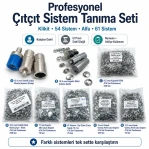 Professional Snap Fastener System Sample and Workshop Starter Set – Klikit, 54 System, Alfa and 61 System CITCIT-SISTEM-TANIMA-SET03