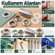 8 mm (0.31 in) Stainless Steel Eyelet Hand Punch and Setting Kit – 50 Sets + Tool KGS2IN1-05-PS050