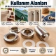 9.5 mm (0.37 in) Stainless Steel Eyelet Hand Punch and Setting Kit – 100 Sets + Tool KGS2IN1-24-PS100