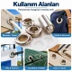 9.5 mm (0.37 in) Stainless Steel Eyelet Hand Punch and Setting Kit – 100 Sets + Tool KGS2IN1-24-PS100