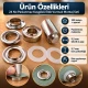 9.5 mm (0.37 in) Stainless Steel Eyelet Hand Punch and Setting Kit – 100 Sets + Tool KGS2IN1-24-PS100