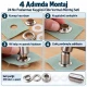 9.5 mm (0.37 in) Stainless Steel Eyelet Hand Punch and Setting Kit – 100 Sets + Tool KGS2IN1-24-PS100