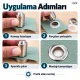 12 mm (0.47 in) Stainless Steel Eyelet Hand Punch and Setting Kit – 100 Sets + Tool KGS2IN1-26-PS100