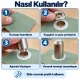 31 No Paslanmaz Kuşgözü Elde Vurmalı Delme ve Çakma Seti – 20 Takım + Aparat KGS2IN1-31-PS020