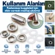 31 No Paslanmaz Kuşgözü Elde Vurmalı Delme ve Çakma Seti – 20 Takım + Aparat KGS2IN1-31-PS020