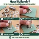 31 No Paslanmaz Kuşgözü Elde Vurmalı Delme ve Çakma Seti – 100 Takım + Aparat KGS2IN1-31-PS100