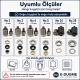 Eyelet Installation Die Set – 6 Sizes with Hand Setting Tool KLP002-028SET