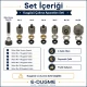 Eyelet Installation Die Set – 6 Sizes with Hand Setting Tool KLP002-028SET