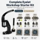 Complete Eyelet Workshop Starter Kit – Hand Press with 10 mm, 13 mm and 17 mm Eyelets KOMPLE-ATOLYE-KUSGOZU-SET12