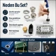 Profesyonel 17 mm Kuşgözü Seti – Delme Kalıbı, Çakma Kalıbı ve Elde Aparat Dahil KUSGOZU-17MM-SET04