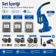 Large Eyelet Installation Set with Manual Hand Press, Eyelets and Dies – KUSGOZUSET01