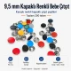Hand Press Baby Snap Fastener Set 9.5 mm / 0.37 in Klikit, Capped and Pearl Snap Tool Kit M0099-SET95 with various snap