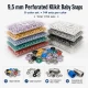 Hand Press Baby Snap Fastener Set 9.5 mm / 0.37 in Klikit, Capped and Pearl Snap Tool Kit M0099-SET95 with various snap