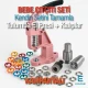 Hand Press Baby Snap Fastener Set 9.5 mm / 0.37 in Klikit, Capped and Pearl Snap Tool Kit M0099-SET95 with various snap