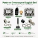 Curtain and Decoration Eyelet Set without Hand Press – 17 mm and 28 mm Eyelets Included PERDE-17-28MM-PRESIZ-SET10