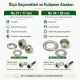 Curtain and Decoration Eyelet Set without Hand Press – 17 mm and 28 mm Eyelets Included PERDE-17-28MM-PRESIZ-SET10