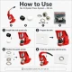 Curtain and Decoration Eyelet Set with Hand Press – 28 mm Eyelets, Die and Punching Die Included PERDE-28MM-PRESLI-SET09