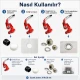 Curtain and Decoration Eyelet Set with Hand Press – 28 mm Eyelets, Die and Punching Die Included PERDE-28MM-PRESLI-SET09