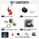 Curtain and Decoration Eyelet Set with Hand Press – 28 mm Eyelets, Die and Punching Die Included PERDE-28MM-PRESLI-SET09
