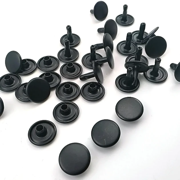 54 Double Cap Rivet with 12 mm Front and Back Caps, 7.5 mm Long Steel Post for Durable Fastening in Handbags and Fashion