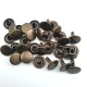 54 Double Cap Rivet with 12 mm Front and Back Caps, 7.5 mm Long Steel Post for Durable Fastening in Handbags and Fashion