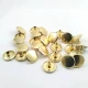 54 Double Cap Rivet 12 mm (0.47") Front Cap and 7.5 mm (0.30") Post Steel Rivet for bags, belts, and leather goods - 500 Sets