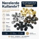 54 Double Cap Rivet 12 mm (0.47") Front Cap and 7.5 mm (0.30") Post Steel Rivet for bags, belts, and leather goods - 500 Sets