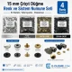 Snap Button 15 mm 3/4" Stainless 100 pcs/Pk C00016PPK