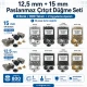 15 mm Snap Button Color and Finish Test Set – 4 Color Snap Packs + KLP0015 Mounting Die Included – Hand Press Not Included SET-15MM-CITCIT-400