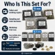 15 mm Snap Button Color and Finish Test Set – 4 Color Snap Packs + KLP0015 Mounting Die Included – Hand Press Not Included SET-15MM-CITCIT-400