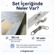 T10 Nylon Zipper Tape Set with Sliders