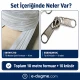 Workshop Bag Case T10 Nylon Tape Zipper Set - 10 Meters + 10 Sliders