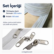 Workshop Bag Cover T10 Nylon Strap Zipper Set SET-T10-NYLON-200M100C