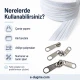 T10 Nylon Zipper Tape Set with 50 Meters of Tape and 25 Sliders